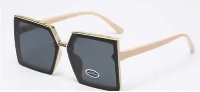 [LDS_CA_0001_ROD] Lunettes de soleil rose et doré